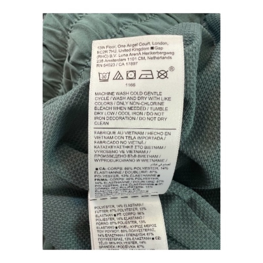 👖 EUC ATHLETA GIRL Sage Green Run Free Cargo Jogger | Size XL/14 (Fits Women’s - Picture 9 of 9